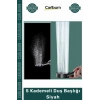 #DuşBaşlığı Modern Şık Tasarım Fonksiyonlu Banyo Aksesuarı Mat Estetik 5 Kademeli Duş Başlığı Siyah