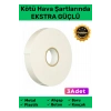 Extra Güçlü Uzun Ömürlü Kuvvetli Yapışkan Kolay Uygulanır İz Bırakmaz Çift Taraflı Köpük Bant 3 Adet