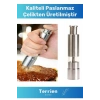 Home Serisi 2 Adet Teknolojik Karabiber Tuz Baharat Öğüten Paslanmaz Çelik Basmalı Baharat Değirmeni