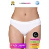 #İçÇamaşırı Toparlayıcı Şekillendirici İz Belli Etmeyen Düşük Bel Kadın Dikişsiz Slip Külot - 1 Adet