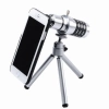 Özel Üretim Lens ıPhone5/5s/ıPhone4/4s Alüminyum 14x Optik Zoom Yakından Görüntü Çekme Dürbün