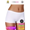 #KadınBoxer Toparlayıcı Şekillendirici Seamless Kaymaz Kadın Dikişsiz Boxer İç Çamaşırı - 2 Adet