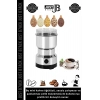 #KahveÖğütücü Paslanmaz Çelik Düşük Sesli 50 Gram Kapasiteli Mini Elektrikli Baharat Kahve Öğütücü