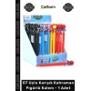 #Kalem Kaliteli Ergonomik Şık Eğlenceli Tasarım Okul 07 Uçlu Karışık Kahraman Figürlü Kalem - 1 Adet