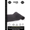 #KampMatı Taşıma Askılı Su Geçirmez Çift Taraflı Kaymaz Çadır Uyku 5mm Siyah Kamp Yer Minderi