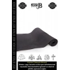 #KampMatı Taşıma Askılı Su Geçirmez Çift Taraflı Kaymaz Çadır Uyku 6mm Siyah Kamp Yer Minderi