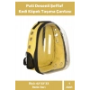 Kedi Taşıma Çantası Geniş Fermuarlı Hava Alabilen Fileli El Ve Sırt Çantası