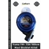 #Kilit Çelik Halat Zırhlı Güvenli Dayanıklı 12mm Kalınlık YM 734 150cm Mavi Bisiklet Kilidi