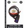 #Kilit Kilit Çelik Halat Pvc Kaplama Dayanıklı Güvenli 8mm YMK732 Bisiklet Kilidi 65cm