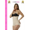 #Korse 2 Beden İncelten Lazer Kesim İz Göstermeyen Kaymaz Toparlayıcı Yüksek Bel Slip Korse - 1 Adet