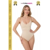 #Korse İz Bırakmayan Kaymaz Seamless Toparlayıcı Dikişsiz Kadın Çıtçıtlı String Body Korse - 2 Adet