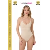 #Korse İz Bırakmayan Kaymaz Seamless Toparlayıcı Dikişsiz Kadın Çıtçıtlı String Body Korse - 5 Adet