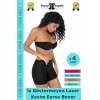#Korse İz Göstermeyen Kaymaz Basen Toparlayıcı Şekillendiren Lazer Kesim Korse Boxer - 4 Adet