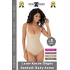 #Korse Kayma Önleyen 2 Beden Küçülten İz Yapmayan Lazer Kesim Göğüs Destekli Body Korse - 5 Adet