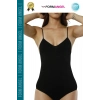 #Korse Lazer Kesim Seamless İz Göstermeyen Toparlayıcı Kaymayan Çıtçıtlı Slip Body Korse - 1 Adet