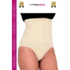 #Korse Yüksek Bel Vücut Karın Mide Şekillendirici Külot Fermuarlı Toparlayıcı Slip Korse - 4 Adet
