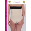 #Korse Yüksek Bel Vücut Karın Mide Şekillendirici Külot Fermuarlı Toparlayıcı Slip Korse - 4 Adet