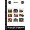 #Magnet Hediyelik Dekoratif Turistik Lazer Kesim İstanbul Temalı Ahşap Buzdolapı Süsü Magnet