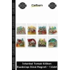 #Magnet Kaliteli Turistik Hediyelik Şehir Tasarımlı İstanbul Temalı Silikon Buzdolapı Süsü Magnet