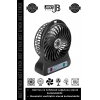 #MasaFanı 3 Mod Şarjlı Aydınlatmalı Sessiz Mini Pervaneli Soğutucu Küçük Masaüstü Vantilatör Fan