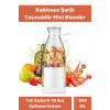 Mini Blender Özel Seri Su Geçirmez Tasarım Kablosuz Şarjlı Dayanıklı Kamp Spor Piknik Taşınabilir