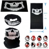 Özel Üretim Esnek Model 7 Motosiklet Bisiklet Maskesi Motorcu Boyunluk Baf Buff Bandana 25x48 cm