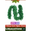 Noel Yılbaşı Çam Ağacı Süsü Kutlama Doğal Görünümlü Dekoratif Yeni Yıl Garland Büyük Boy 270 Cm