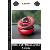 #OtoKoku Güneş Enerjili Kristal Küre 3D Galaksi Tasarım Dekoratif Solar 360° Dönen Araba Kokusu