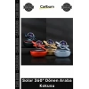 #OtoKoku Güneş Enerjili Kristal Küre 3D Galaksi Tasarım Dekoratif Solar 360° Dönen Araba Kokusu
