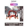 Özel Çantalı %100 Bakır Kalın Kablo 1200 Amper Güçlü Oto Akü Takviye Hızlı Şarj Kablosu 2 Metre