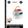 Özel Üretim 1200 mAh USB Şarjlı Su Geçirmez IP45 Taşınabilir Powerbank Güçlü Solar Led Kamp Lambası