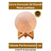 Özel Üretim Çevre Korumalı 3d Standlı Küre Dekoratif Yüksek Performanslı Led Ay Gece Masa Lambası