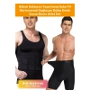 Özel Üretim Fit Görünüm Sağlayan Inceltici Rahat Atlet Ve Boxer Inceltici Erkek Korse 2li Set