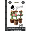 Özel Üretim Konuşan Dans Eden Sese Duyarlı Eğitici Peluş Bebek Kaktüs Oyuncak Ses Kayıtlı Müzikli