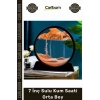 Özel Üretim Modern Dekoratif Cam Hareketli Sahra Ofis Hediyesi 7 İnç 18x12 Sulu Kum Saati Orta Boy