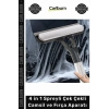 Özel Üretim Pratik Mikrofiber Bezli Profesyonel Yüzey 4 in 1 Spreyli Çek Çekli Camsil Fırça Aparatı