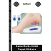 Özel Üretim Yumuşak Konfor Pedi Mavi Destekli Ergonomik Yastıklama Kadın Darbe Emici Topuk Silikonu