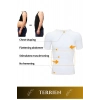 Premium Bel Göğüs Dik Duruş Jinekomasti Toparlayıcı Erkek Göbek Sıkılaştırıcı Kısa Kol Korse Atlet