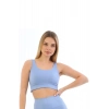 Premium Göğüs Toparlayıcı Sarkma Önleyen Spor Günlük Kalın Askılı Pedli Fitilli Crop Büstiyer