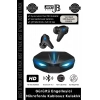 Premium RGB Işıklı K55 Tws Pro Extra Bass Mikrofon 3D Stereo Ses Bluetooth Kablosuz Oyuncu Kulaklık