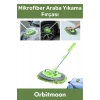 Premium Seri 180 Derece Dönen Çizmez Mikrofiber Araba Otomobil Yıkama Sopalı Fırça Seti