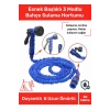 Premium Seri Dolaşmaz Kırılmaz 7 Kademeli Uzayan Bahçe Sulama Araç Yıkama Tabancalı 30 Metre Hortum