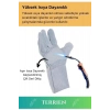 Premium Serisi Yanmaz Isıya Dayanıklı Eldiven Kaynak Yangın İçin Su Geçirmez Çok Amaçlı Deri Eldiven