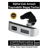 Premium Seyahat Bavul Ağırlık Tartı Dijital Lcd Ekran Çok Amaçlı Taşınabilir Bagaj Tartısı Max 50 Kg