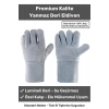 Premium Tasarım Isıya Dayanıklı Kaynak Yangın Su Geçirmez Çok Amaçlı Yanmaz Deri Eldiven