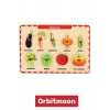 Premium Üretim Zeka Geliştirici Eğitici Öğretici Ebeveyn Çocuk Sebzeler Ahşap Tutmalı Puzzle