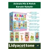 Premium Zeka Geliştirici Çocuk El Göz Koordinasyonu Animals Mix & Match Karıştır Eşleştir Eğlen