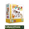 Premium Zeka Geliştirici Eğitici Çocuk El Göz Koordinasyonu Baby Puzzle Çiftlik Hayvanları