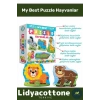 Premium Zeka Geliştirici Eğitici Öğretici Eğlendirici El Göz Koordinasyonu My Best Puzzle Hayvanlar