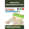 Premium Zeka Geliştirici Kişisel Gelişim Çocuk Ahşap Bilgi Sınıflandırma Kutusu Eğitici Öğretici